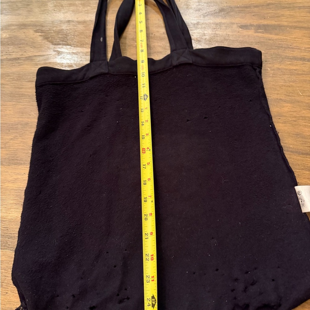 Saint Laurent Classic Black Tote Fleece FAIR HOLES - Picture 8 of 12